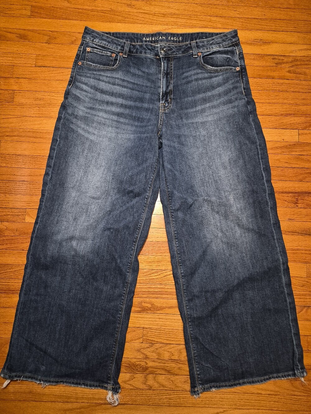 American Eagle Size 14 Lowrise Baggy Wide Leg